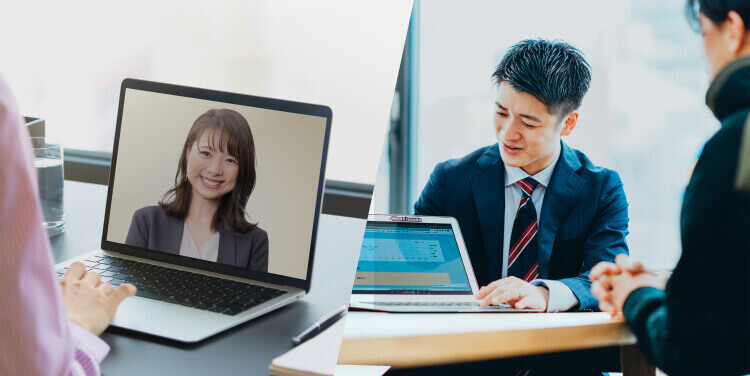 カウンセリング/受講はオンライン、校舎どちらでも可